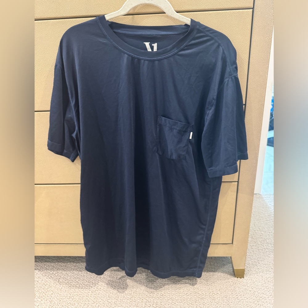 Vuori Dark Blue Short Sleeve Tee XL